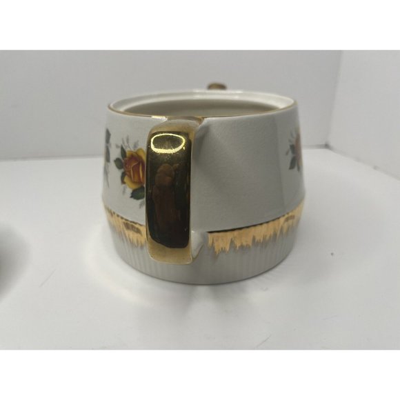 Vintage Gibson teapot strathsford England Floral Pattern Tea Coffee Hand Paint - Picture 10 of 14